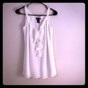 White House Black Market Embroidered Top